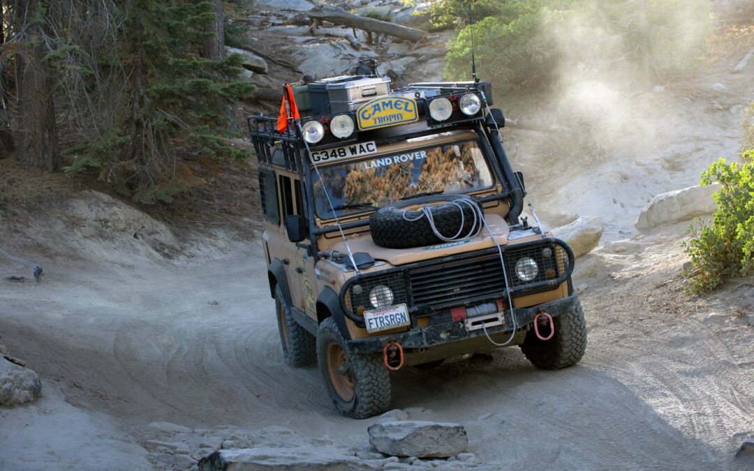 Chris Solis and his Camel Trophy Truck