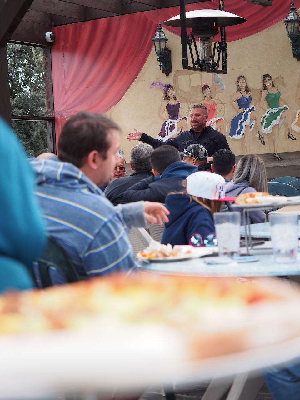 Dave Addington speaking in front of a group.